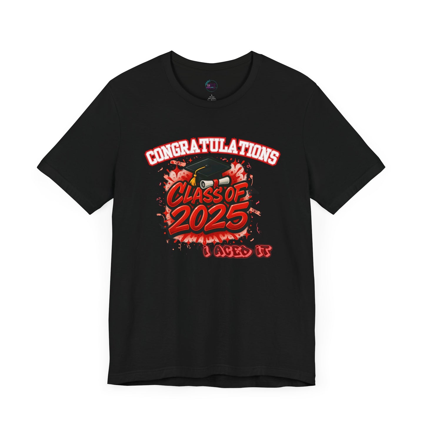 Red Standout Class of 2025 Grunge | Unisex SS Tee