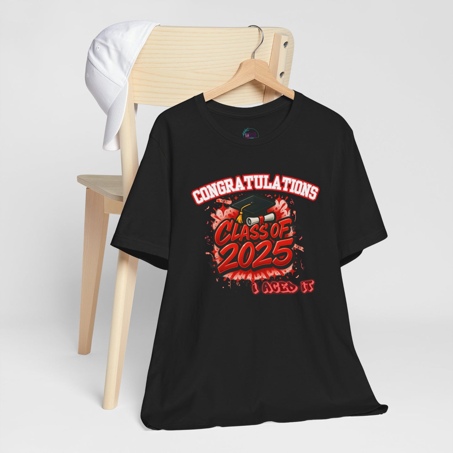 Red Standout Class of 2025 Grunge | Unisex SS Tee