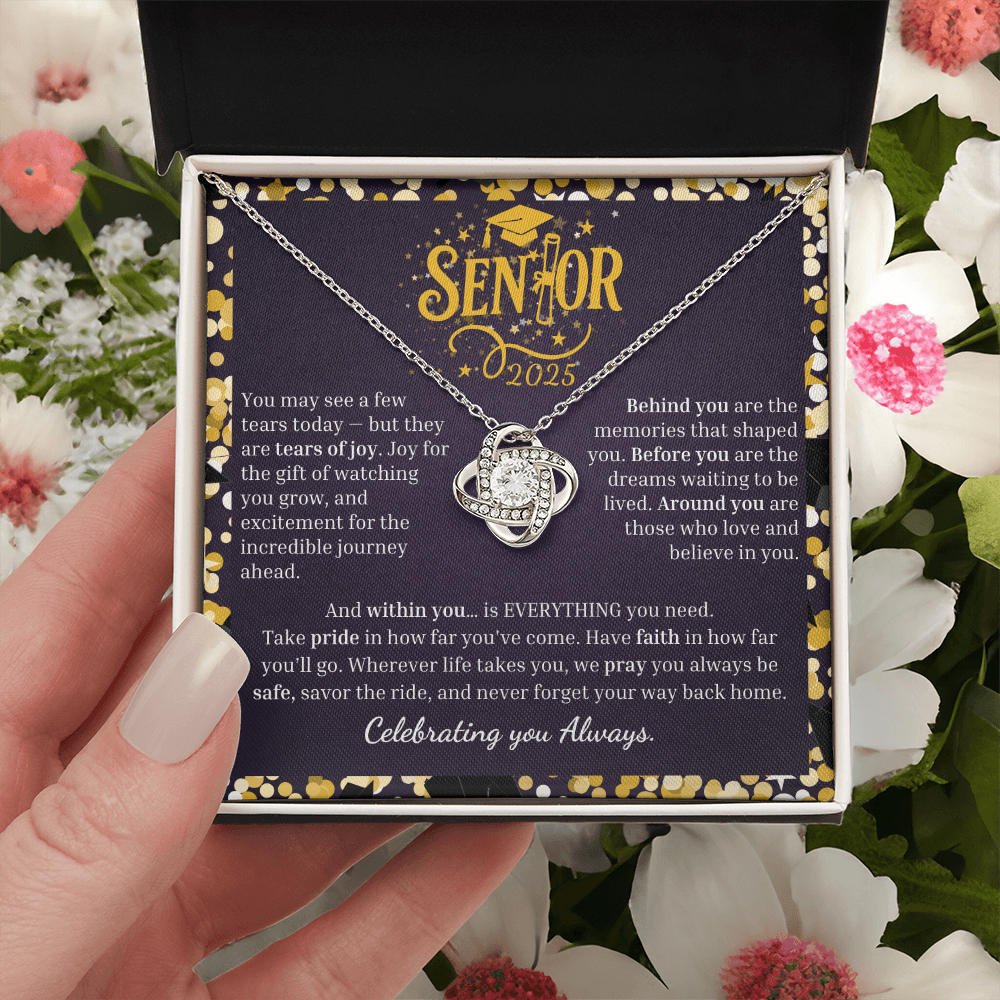 Senior 2025 | We Believe in You ~ Love Knot Necklace