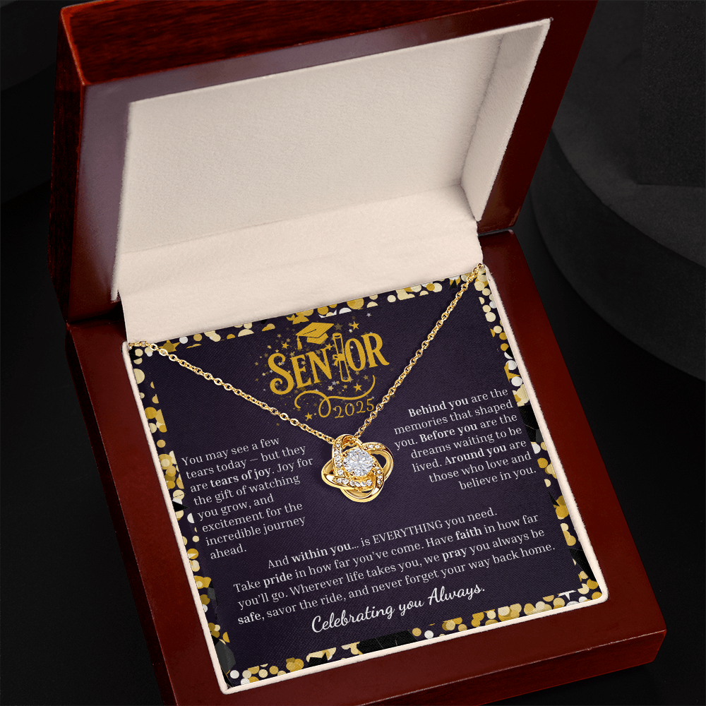 Senior 2025 | We Believe in You ~ Love Knot Necklace