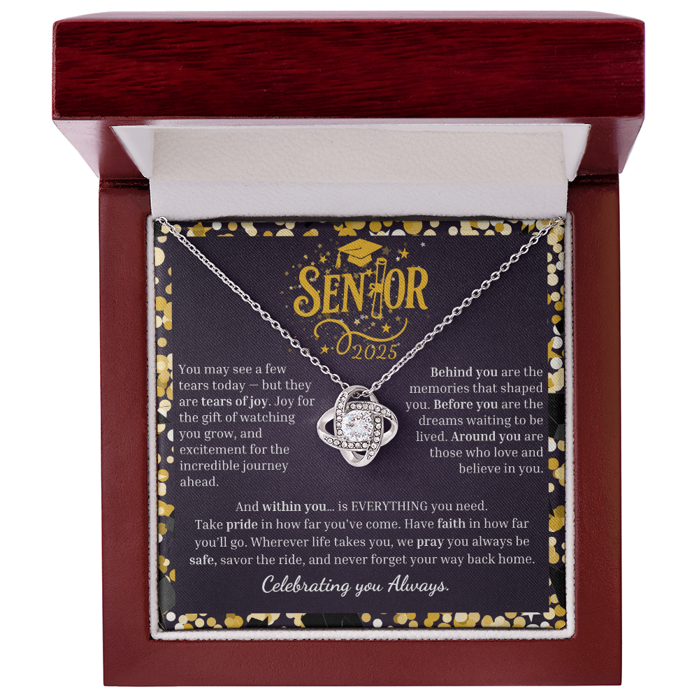 Senior 2025 | We Believe in You ~ Love Knot Necklace