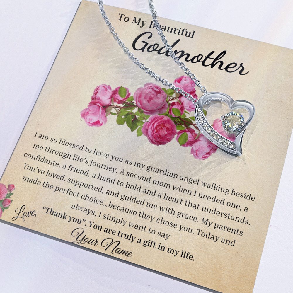 To My Godmother | Handpicked to guide | Forever Love Necklace