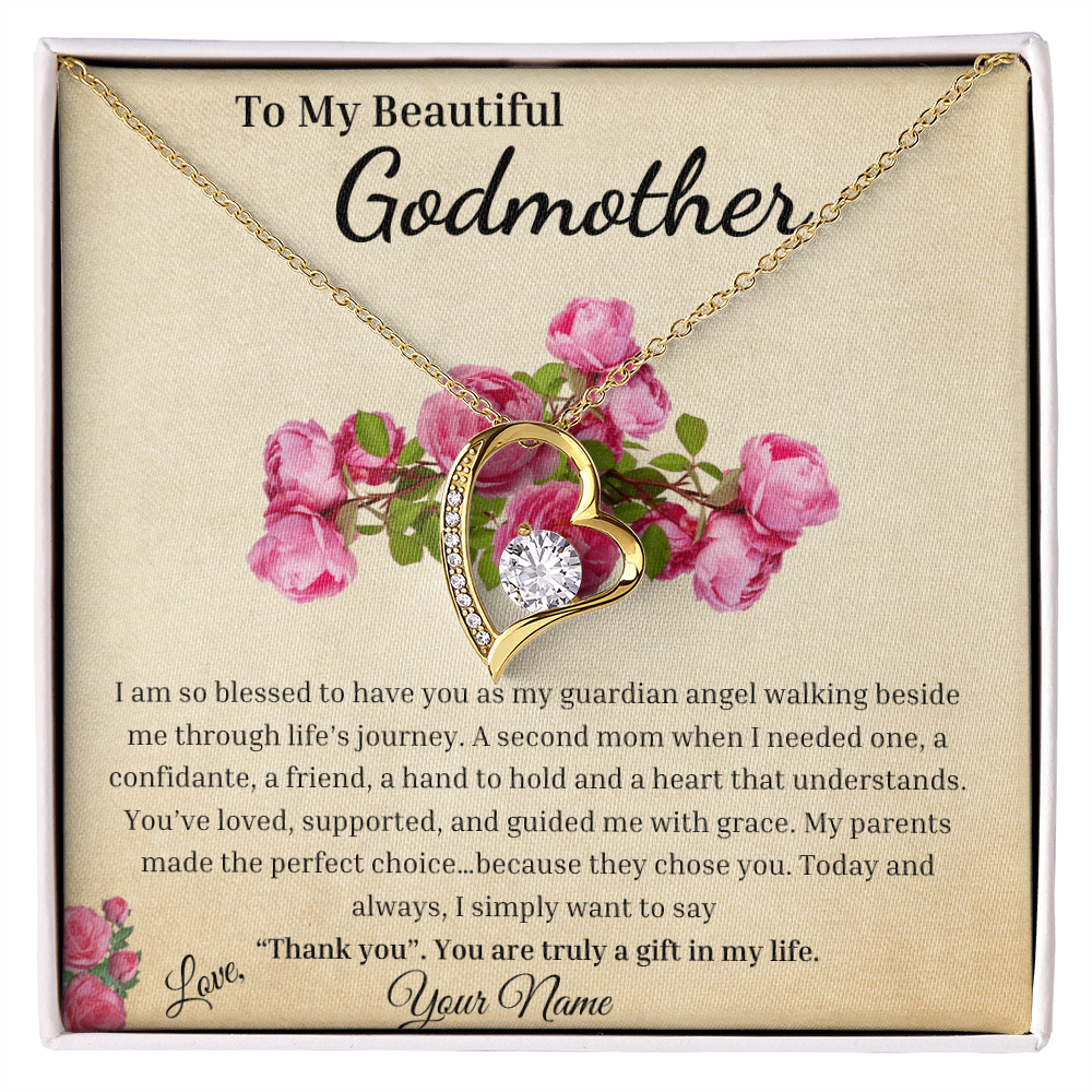 To My Godmother | Handpicked to guide | Forever Love Necklace