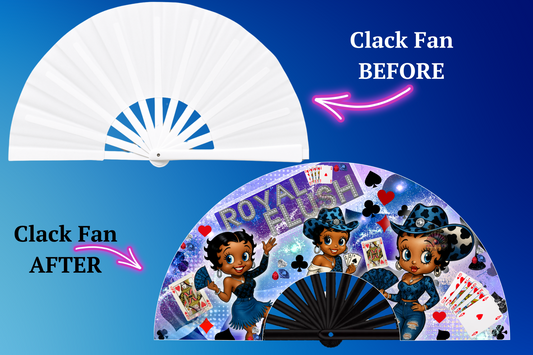 Ikonik Custom Clack Fans – Loud, Proud & Designed to SLAY