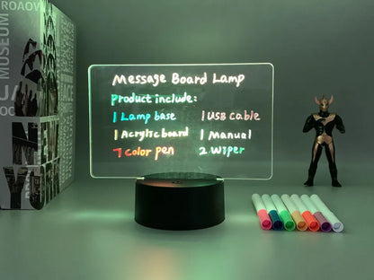 Ikonik Touch™ Write & Light Remote Message board