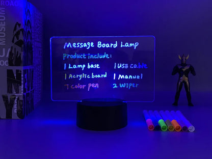 Ikonik Touch™ Write & Light Remote Message board