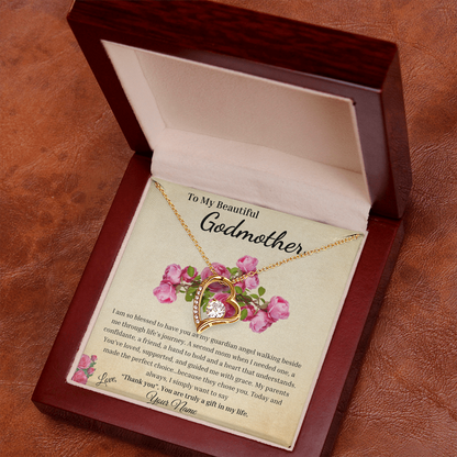 To My Godmother | Handpicked to guide | Forever Love Necklace