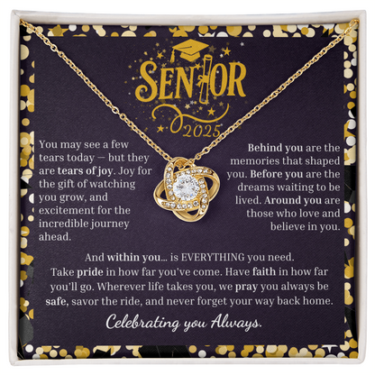 Senior 2025 | We Believe in You ~ Love Knot Necklace