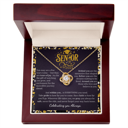 Senior 2025 | We Believe in You ~ Love Knot Necklace