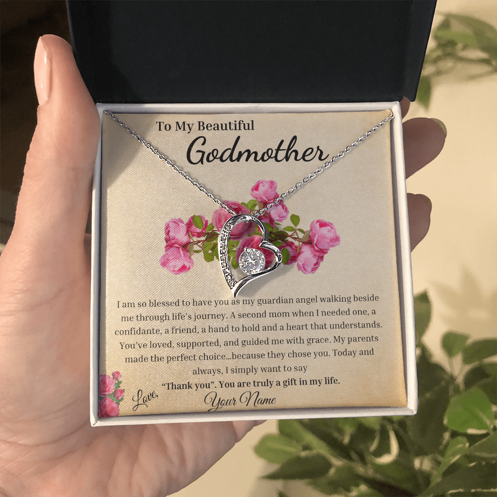 To My Godmother | Handpicked to guide | Forever Love Necklace